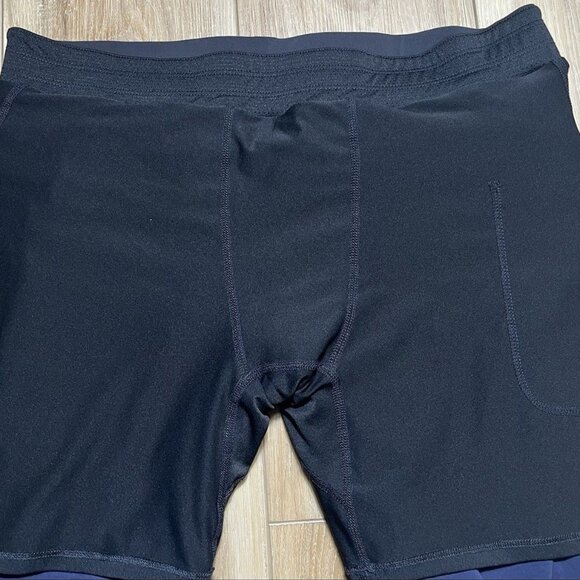 Fabletics Navy Lined Athletic Shorts Inseam 7” - Men L (?) - Picture 14 of 16